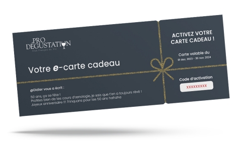 Offrir une e-carte cadeau solo