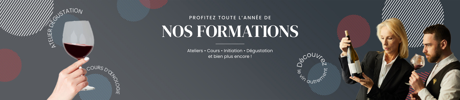 Profitez toute l'année de nos formations